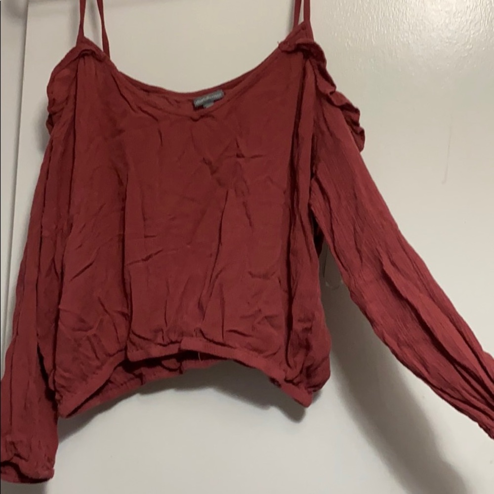 Off the shoulder crop top